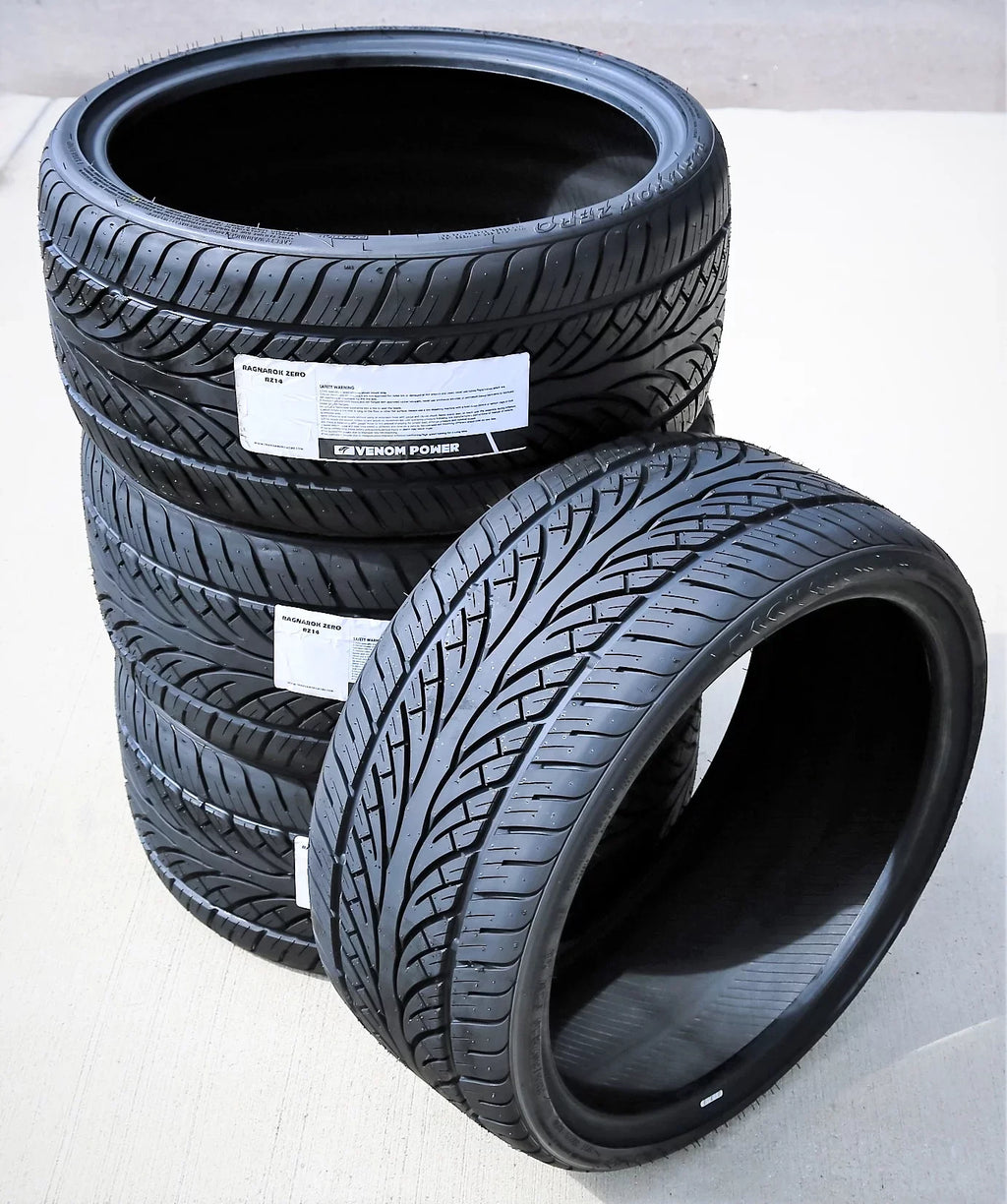 Pair of 2 (TWO) Venom Power Ragnarok Zero 255/30R20 ZR 92W XL A/S Performance Tire Fits: 2016-23 Audi TTS Quattro Base
