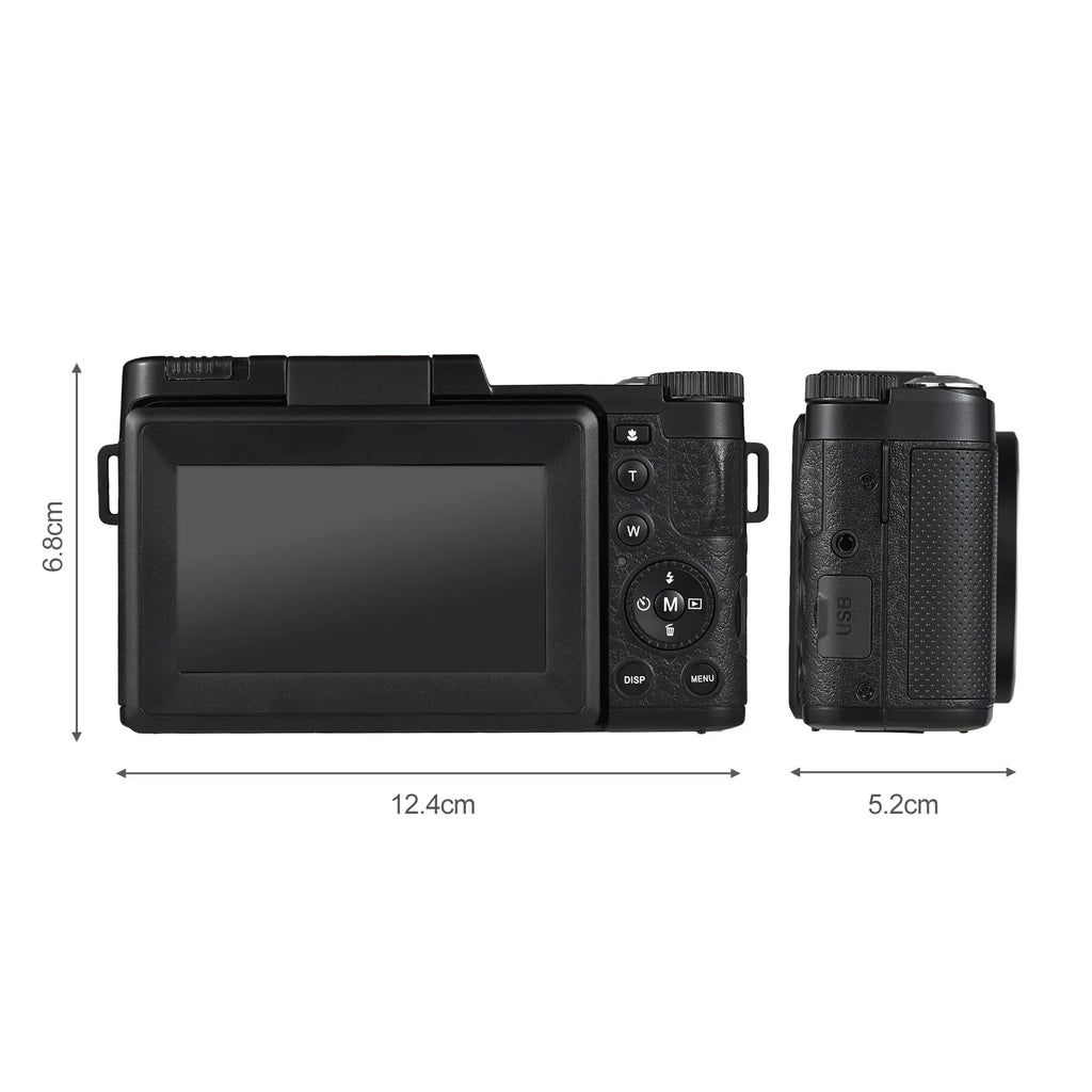 Andoer-2 Digital camera,TFT Rotatable Screen Rotatable Screen 48MP 16X Support 3.0-inch TFT Rotatable 2pcs Batteries Screen 48MP 4K Camera 3.0-inch TFT Portable Camera 3.0-inch 48MP 4K dsfen