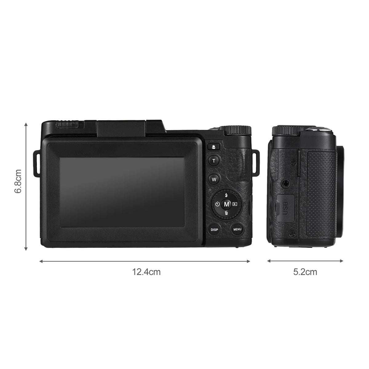 Andoer-2 Digital camera,TFT Rotatable Screen Rotatable Screen 48MP 16X Support 3.0-inch TFT Rotatable 2pcs Batteries Screen 48MP 4K Camera 3.0-inch TFT Portable Camera 3.0-inch 48MP 4K dsfen