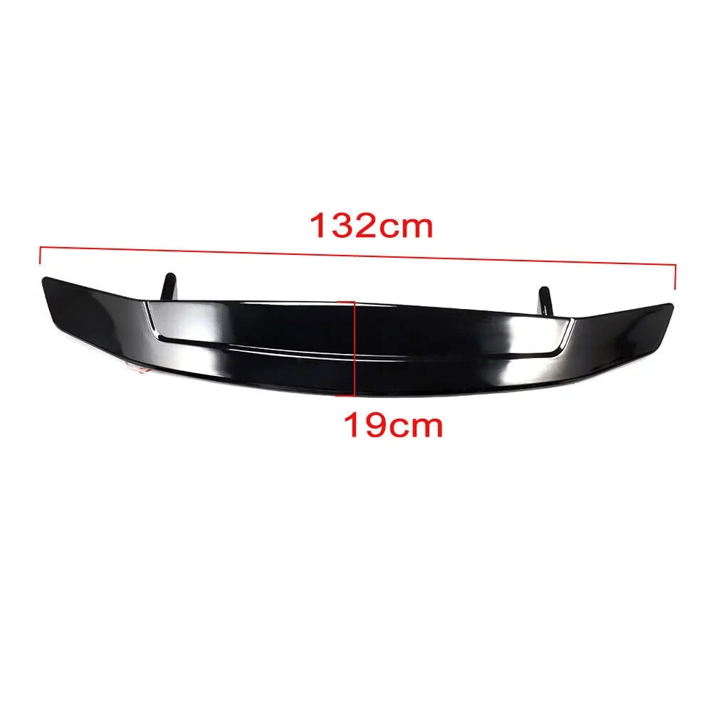 For 2016-2021 Honda Civic Sedan Trunk Spoiler Wing Lip Glossy Black Brake Light