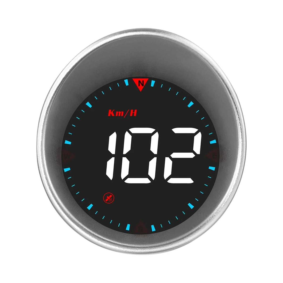 Car Head-up Display Digital Speedometer Display Driving Mileage, Compass Angle, Overspeed Alarm and Fatigue Driving Alarm