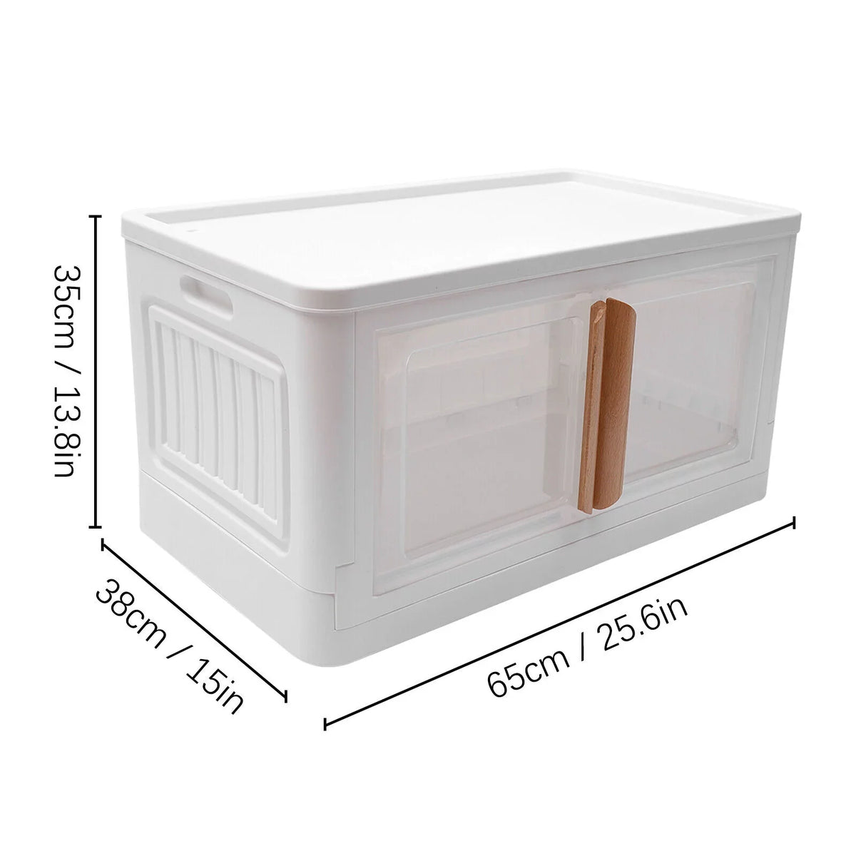 Collapsible Storage Box Stackable Closet Organizer Plastic Car Organizer Dorm