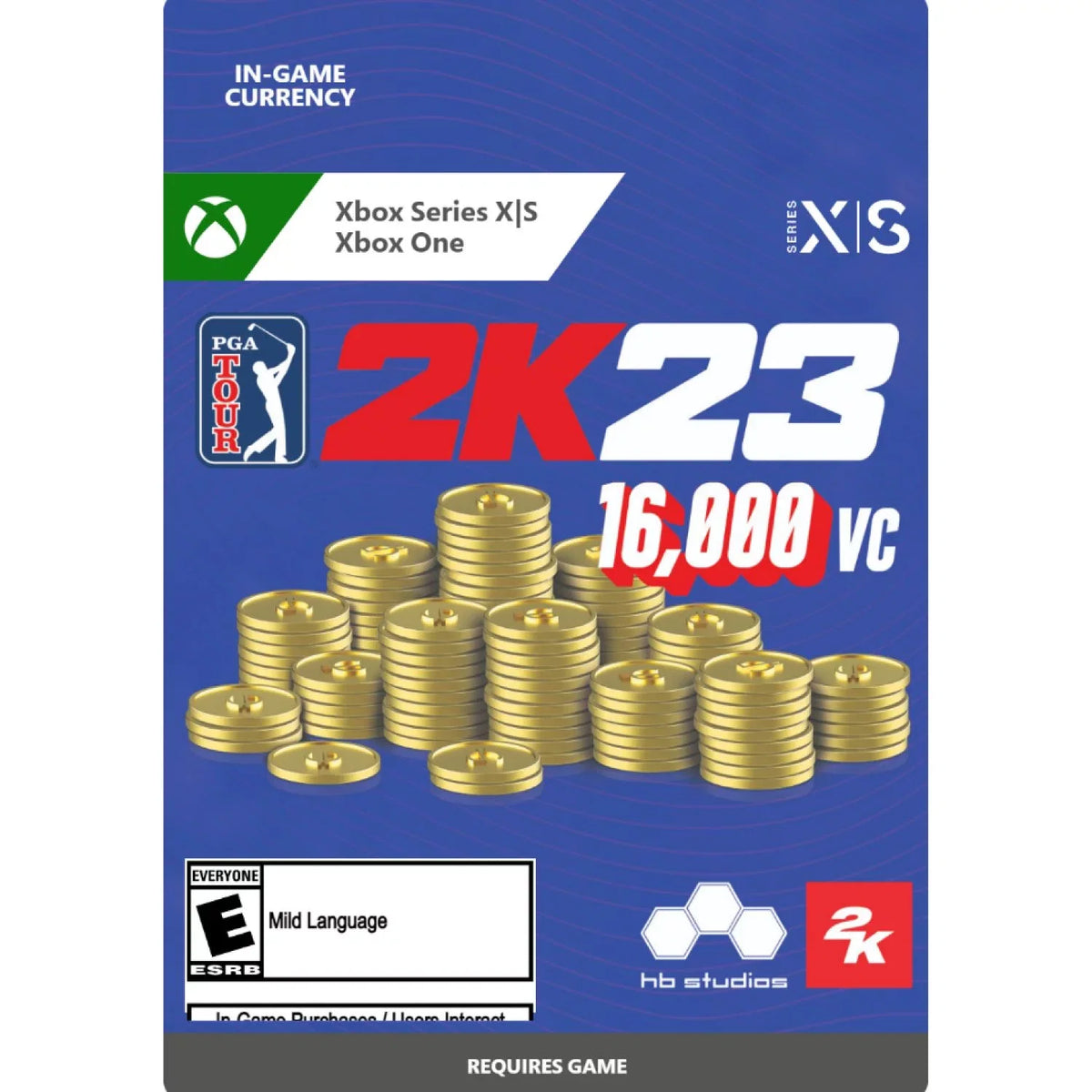 PGA Tour 2K23 - 16,000 VC Pack - Xbox One, Xbox Series X|S [Digital]