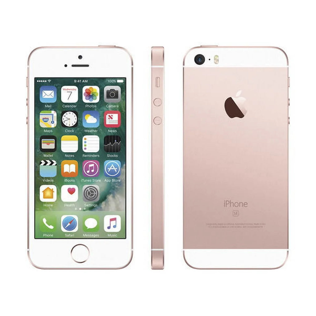 Restored Apple iPhone SE 16GB Unlocked GSM iOS Smartphone Black Silver Gold Rose Gold (Rose Gold/White) (Refurbished)