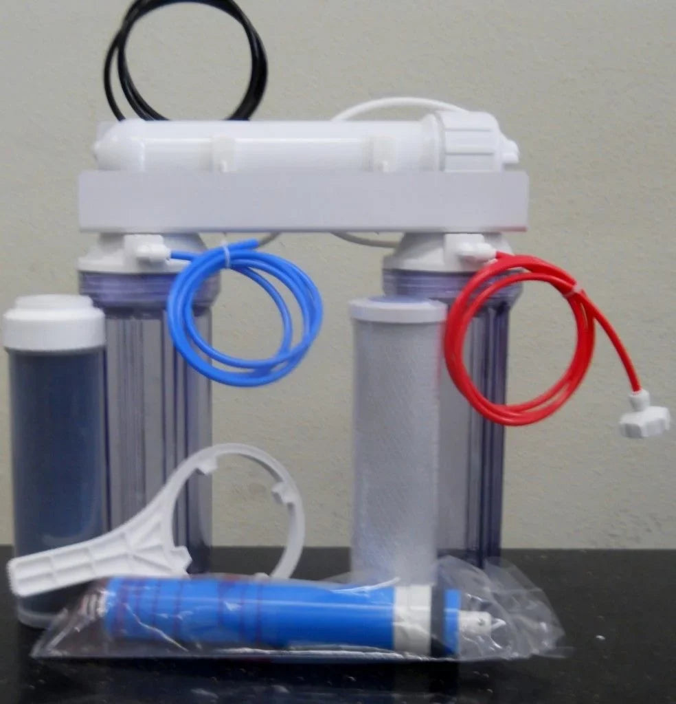 Aquarium Reef Pure RO/DI Reverse Osmosis Water Filtration System 75 GPD 0 PPM