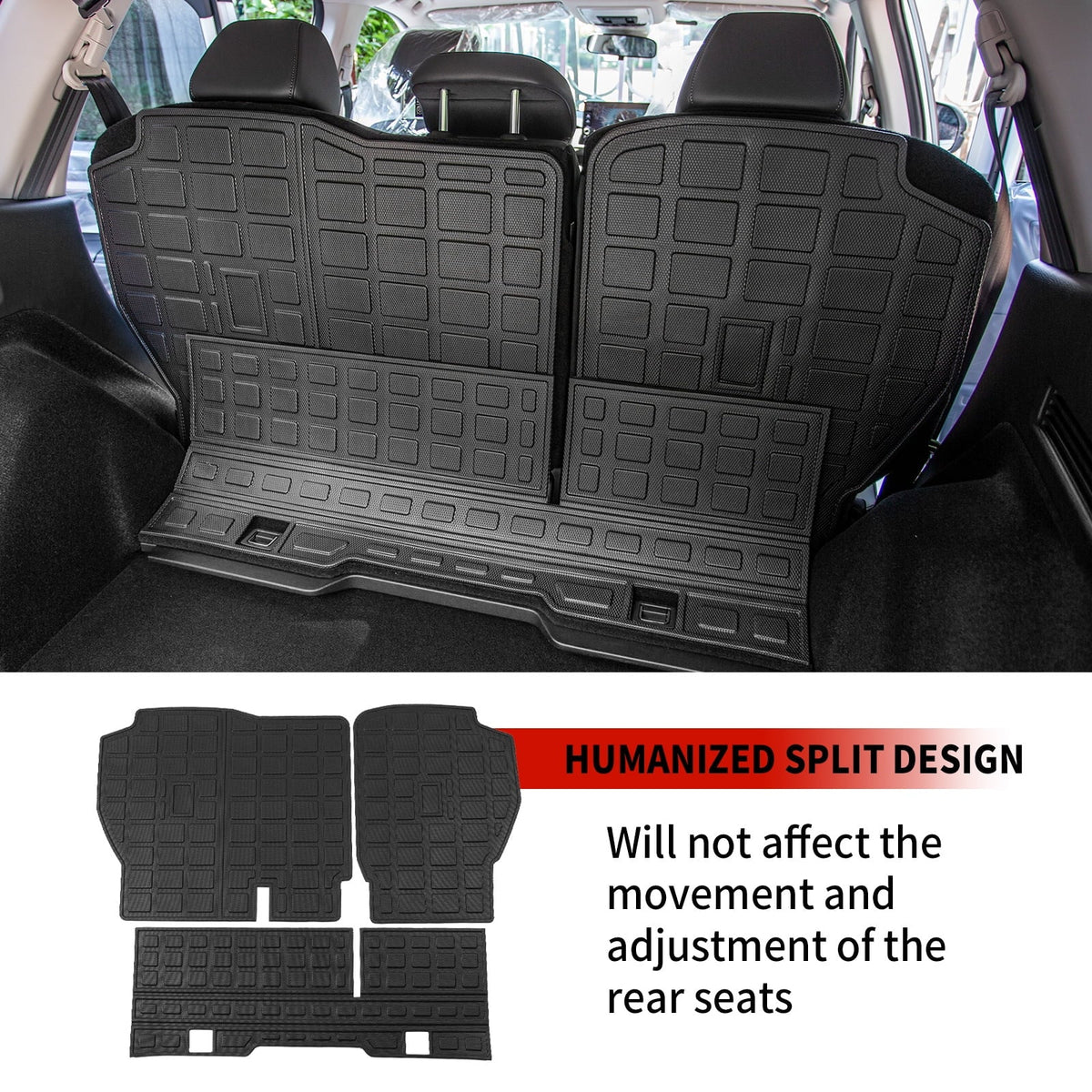 Fit 2023 2024 Honda CRV 2024 mats Car Cargo Liner Trunk Mat Back Seat Cover Protector 2024 Honda Cr-v Fuel Accessories