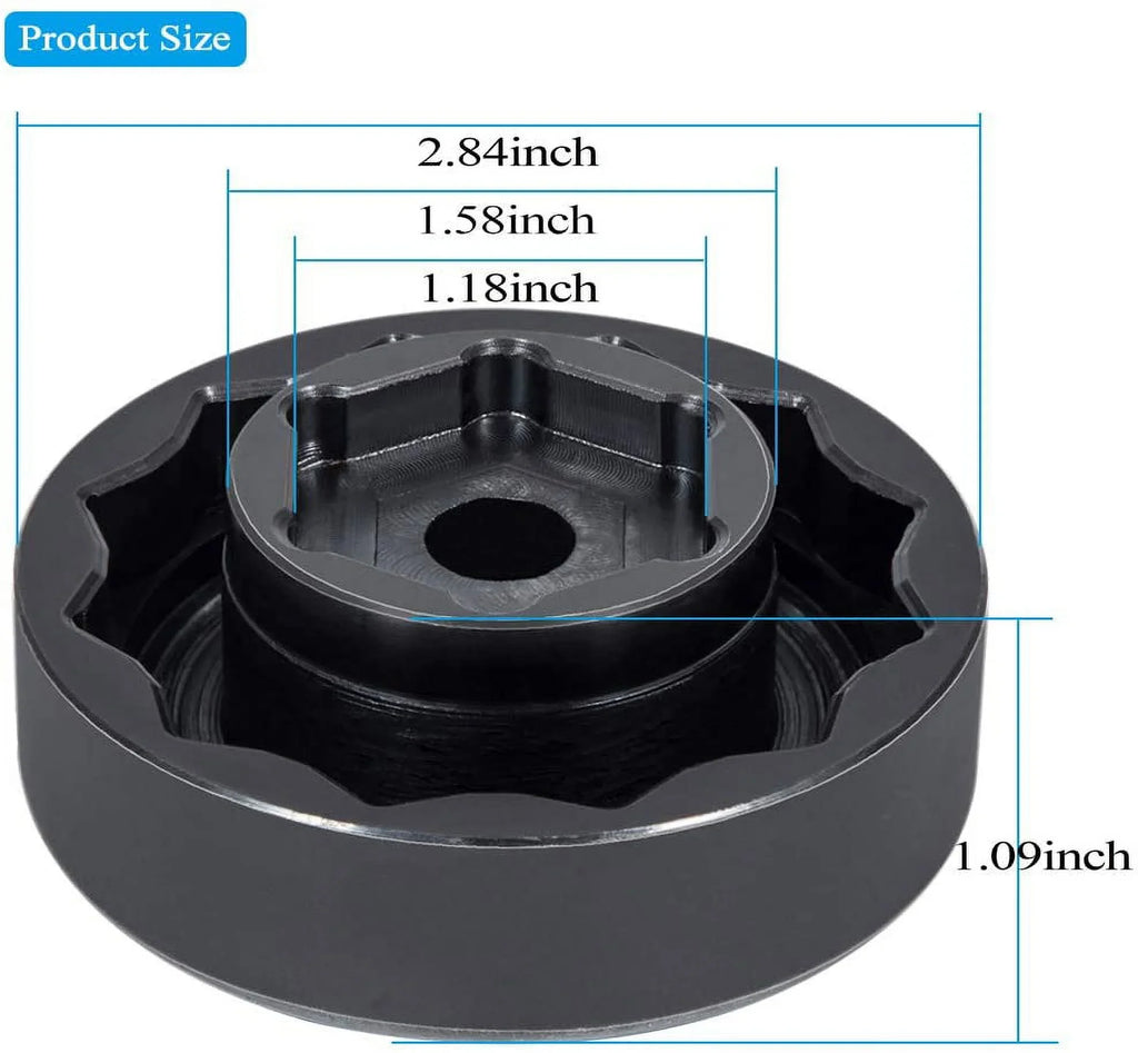 Front Rear Wheel Axle Nut Socket Tool for Ducati Motorcycle ATVs Super Bike 1098 1198 1199 Panigale Multistrada Diavel (30mm + 55mm)