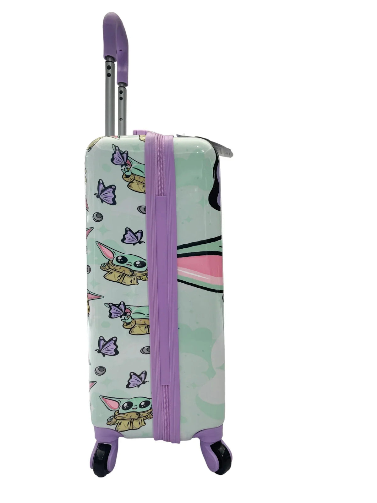Lucas Star wars Mandalorian Kid's 18" ABS Hard-side Spinner Luggage with Duffel Set