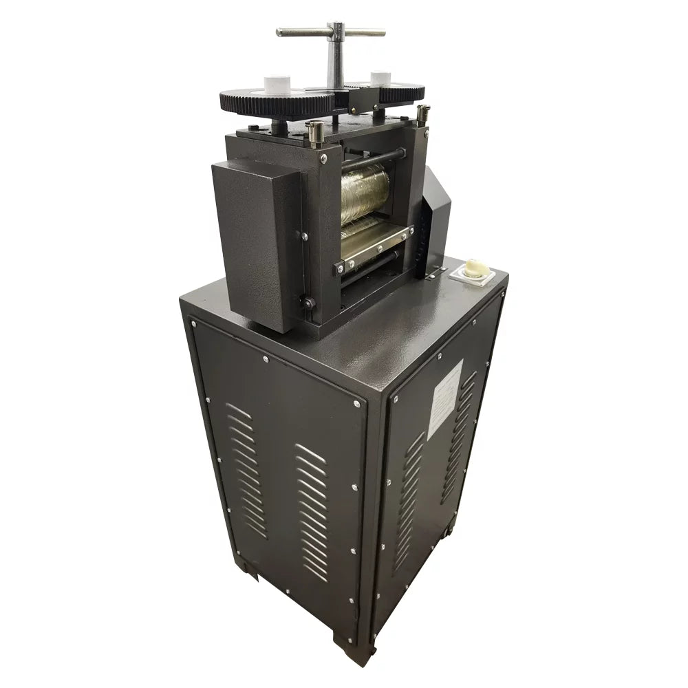 INTSUPERMAI Electric Rolling Mill Flake Machine for Jewelry Gold Making Smooth Roller