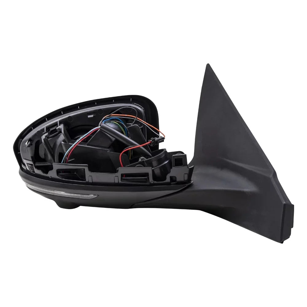 Brock Aftermarket Replacement Passenger Right Power Mirror With Heat-Signal-Camera Finish To Match Black Compatible With 2020-2021 Nissan Sentra