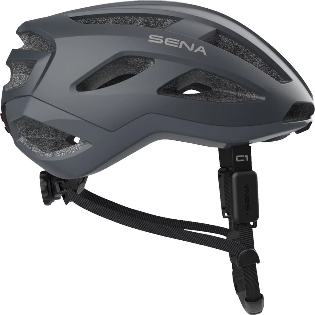 SENA C1 Smart MTB Mountain Bike Helmet Matte Gray MD