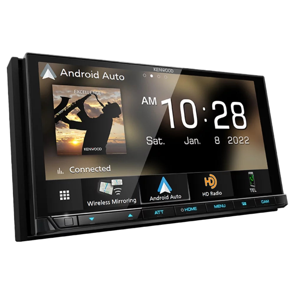 Restored Kenwood DMX958XR 6.8" Multimedia Receiver w/ Android Auto & Android Auto (Refurbished)